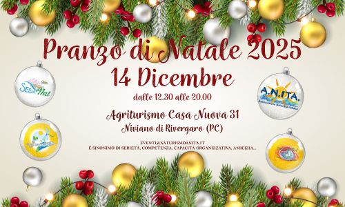 Pranzo di Natale 2025- TrebbiaNat - A.N.ITA. - Ciurma del Ticino - SesiaNat -14 Dicembre