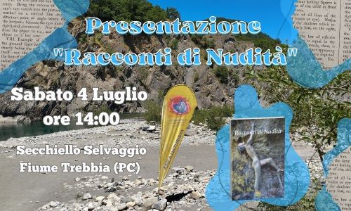Presentazione Racconti di Nudità - Secchiello Selvaggio Sabato 4 luglio